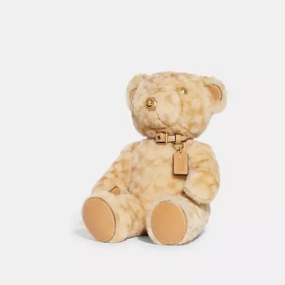 Coach Bear Collectible In Signature Shearling - Picture 1 of 3
